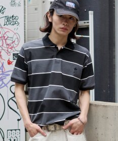 WEGO 【ユニセックス着用ITEM】ワンポイントボーダーポロ（SS）