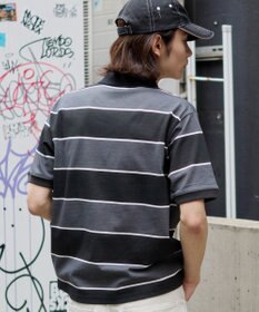 WEGO 【ユニセックス着用ITEM】ワンポイントボーダーポロ（SS）