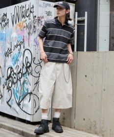 WEGO 【ユニセックス着用ITEM】ワンポイントボーダーポロ（SS）