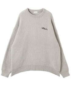 WEGO ベロアモールワンポイントプルオーバー