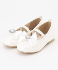 ANY KIDS エナメル フラット シューズ