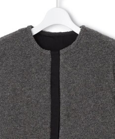 ICB L 【リバーシブル着用可能】 リバーシブルキルト ミドル丈コート