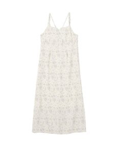 earth music&ecology フラワーバッククロスキャミワンピース