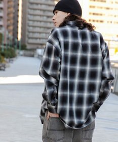 WEGO オンブレチェックシャツ