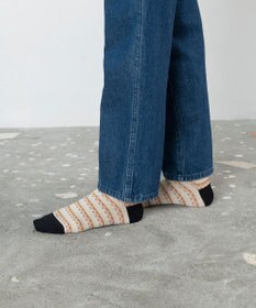 TRICOTE ウェーブボーダー バンピーソックス