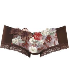 WACOAL ボーイレングス ショーツ 【リボンブラ 胸もとフィットながもち】 BXB490とペア はきこみ丈あさめ やわらかく伸びる(バック) レディース PXB690 /ワコール