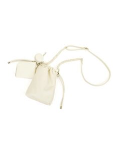 UNBILLION cachecache バンジーコード巾着スマホショルダー