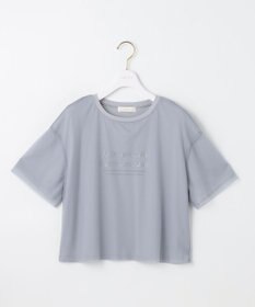 ANY SIS 【洗える】シアーチュールロゴ Tシャツ