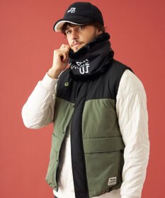 PW CIRCULUS 【手洗い可/裏起毛/2WAY】【UNISEX】リバーシブル ネックウォーマー