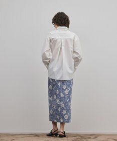 GRACE CONTINENTAL ボタニカルジャガードスカート