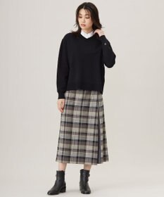 J.PRESS LADIES L 【洗える】FINE SWEAT ニット