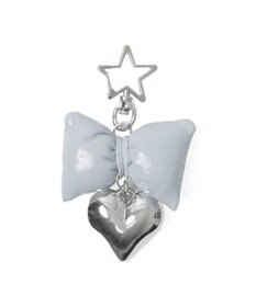 WEGO クッションリボンハートキーホルダー