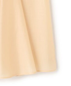 BEIGE， AMARYLLIS / シアー 切り替えフレアブラウス