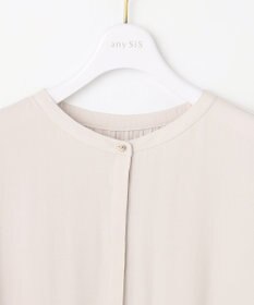 ANY SIS S 【洗える】かさねシャーリング ブラウス