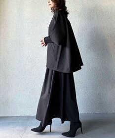 Green Parks AnriettMusee フロントジップジャガードブルゾン