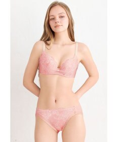 WACOAL ブラジャー 【リボンブラ 脇すっきり】 脇高設計 着やせシルエット 動いても谷間キープ レディース BXB423 /ワコール