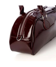 UNBILLION カシュカシュ cachecache / 横長エナメルボストン