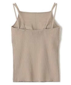 uncrave リブニット カップ付きキャミソール