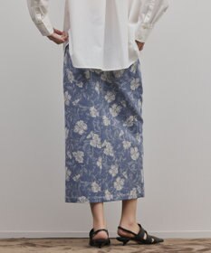 GRACE CONTINENTAL ボタニカルジャガードスカート