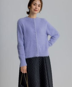 組曲 【前後着用可】2WAYナイロンファー ニット