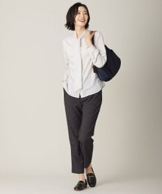 J.PRESS LADIES S 【洗える】30/2 TR ドビー ガンクラブ テーパード パンツ