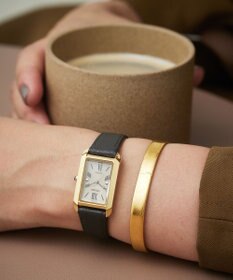 CITIZEN 【電池交換不要】レクタンギュラーウオッチ イエローゴールドEW5622-09P