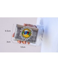 tsumori chisato CARRY ラブワッペン 3つ折り財布