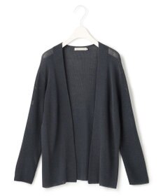 ICB L 【WEB限定カラーあり・洗える】コットンアセテートカーディガン