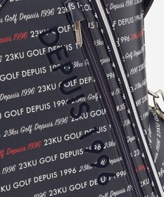 23区GOLF 【UNISEX】ロゴ総柄 キャディバッグ