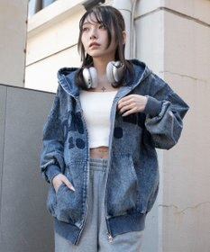 WEGO カレッジロゴBIGZIPパーカー