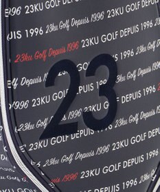 23区GOLF 【UNISEX】ロゴ総柄 キャディバッグ