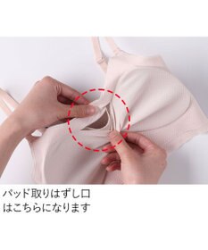 WACOAL 【GOCOCi ゴコチ】 ノンワイヤーブラ ハーフトップ ベタつきにくく乾きやすい 通気性がよい 立体的なバストシルエット ブラトップ レディース CGG271 /ワコール
