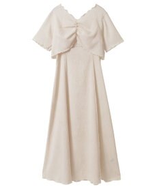 earth music&ecology ＳＥＴ２点ギャザーカットカーデ＋キャミワンピース