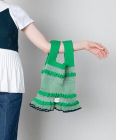 TRICOTE シアーリブニットバッグ