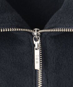 ICB L 【洗える】 トスカーナフリース ハーフジッププルオーバー