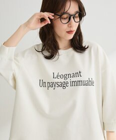 Green Parks 七分袖ロゴ裏毛プルオーバー