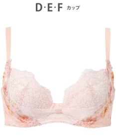 WACOAL ブラジャー 【リボンブラ 脇すっきり】 脇高設計 着やせシルエット 動いても谷間キープ Gカップまで対応 大きいサイズ レディース BXB443 /ワコール