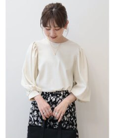 AMERICAN HOLIC ドルマンギャザー７分袖カットプルオーバー