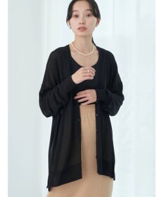 earth music&ecology 接触冷感Ｖネックカーディガン