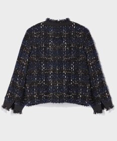 GRACE CONTINENTAL ビジューラインツイードジャケット