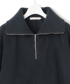 ICB L 【洗える】 トスカーナフリース ハーフジッププルオーバー