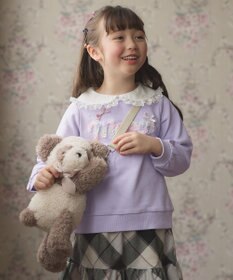 ANY KIDS 裏毛 モシャモシャ ロゴ トレーナー