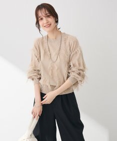 Green Parks フリンジニットプルオーバー