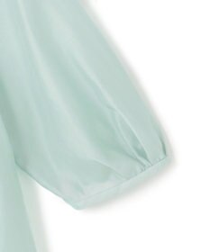 23区 L 【WEB&一部店舗限定/洗える】ライトシアーミクスチャー ボウタイ ブラウス