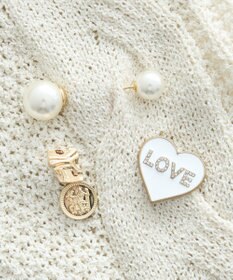 earth music&ecology ハッピーモチーフブローチセット