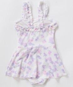 OP／FILA 【marie claire ENFANTS】花柄Aラインワンピース水着