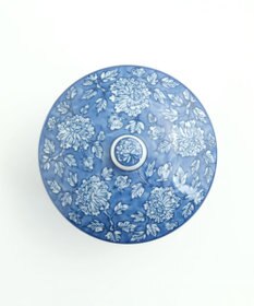 たち吉 【たち吉】染牡丹蓋付お茶呑茶碗〈５客〉美濃焼