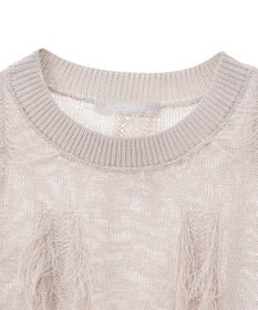 Green Parks フリンジニットプルオーバー