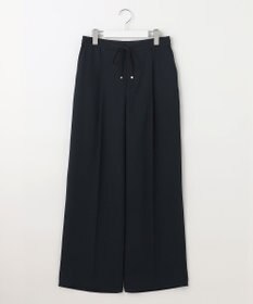 自由区 【洗える】ツイステッドダブルクロスワイドストレート パンツ