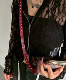 WEGO PUスタッズストラップ